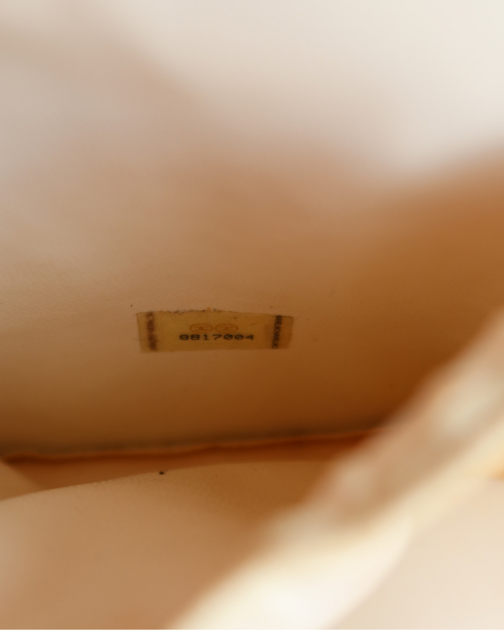 Chanel Pink Leather CC Mark Logo Vanity Bag