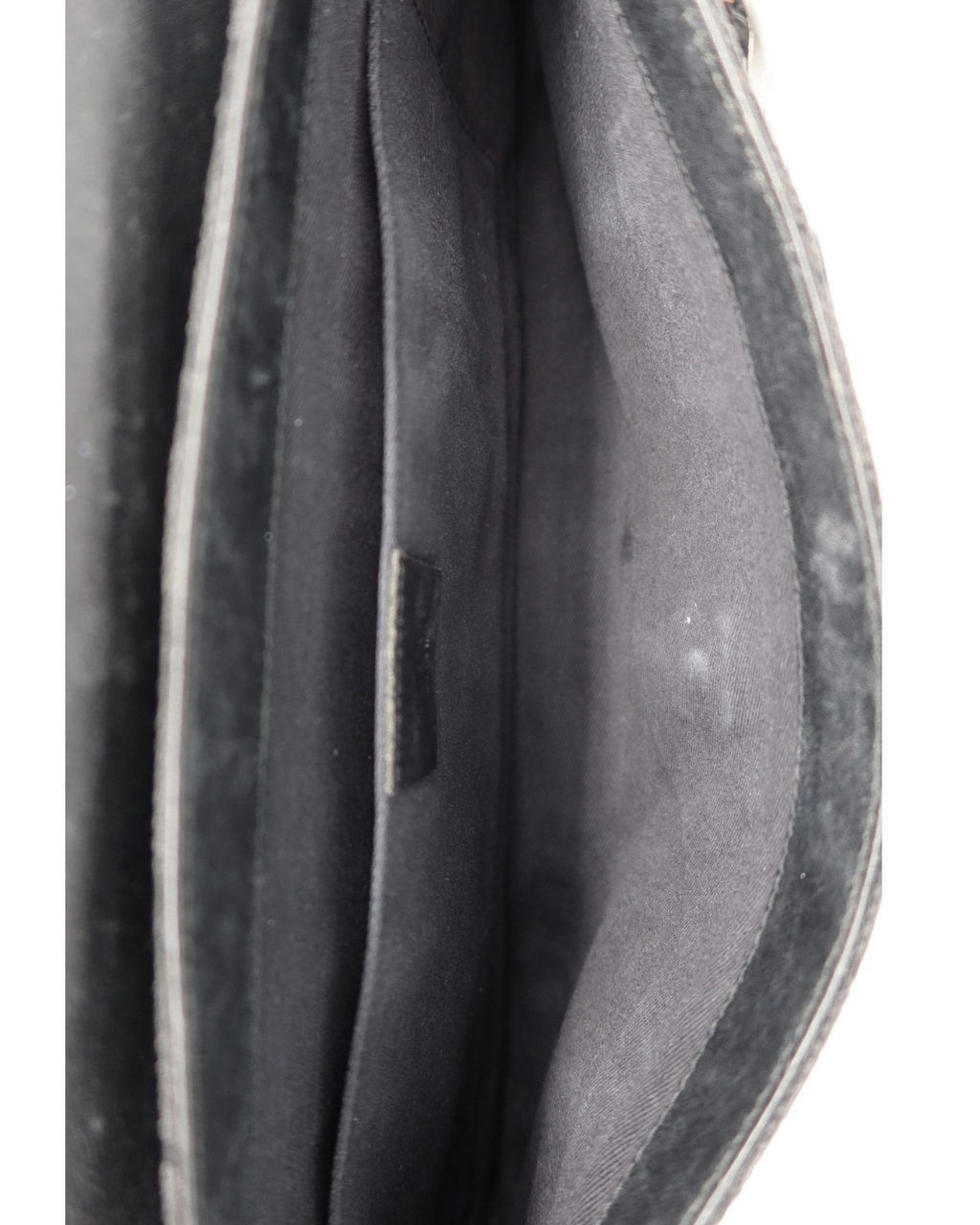 Gucci Vintage Black Monogram Canvas Studded Horsebit Bag