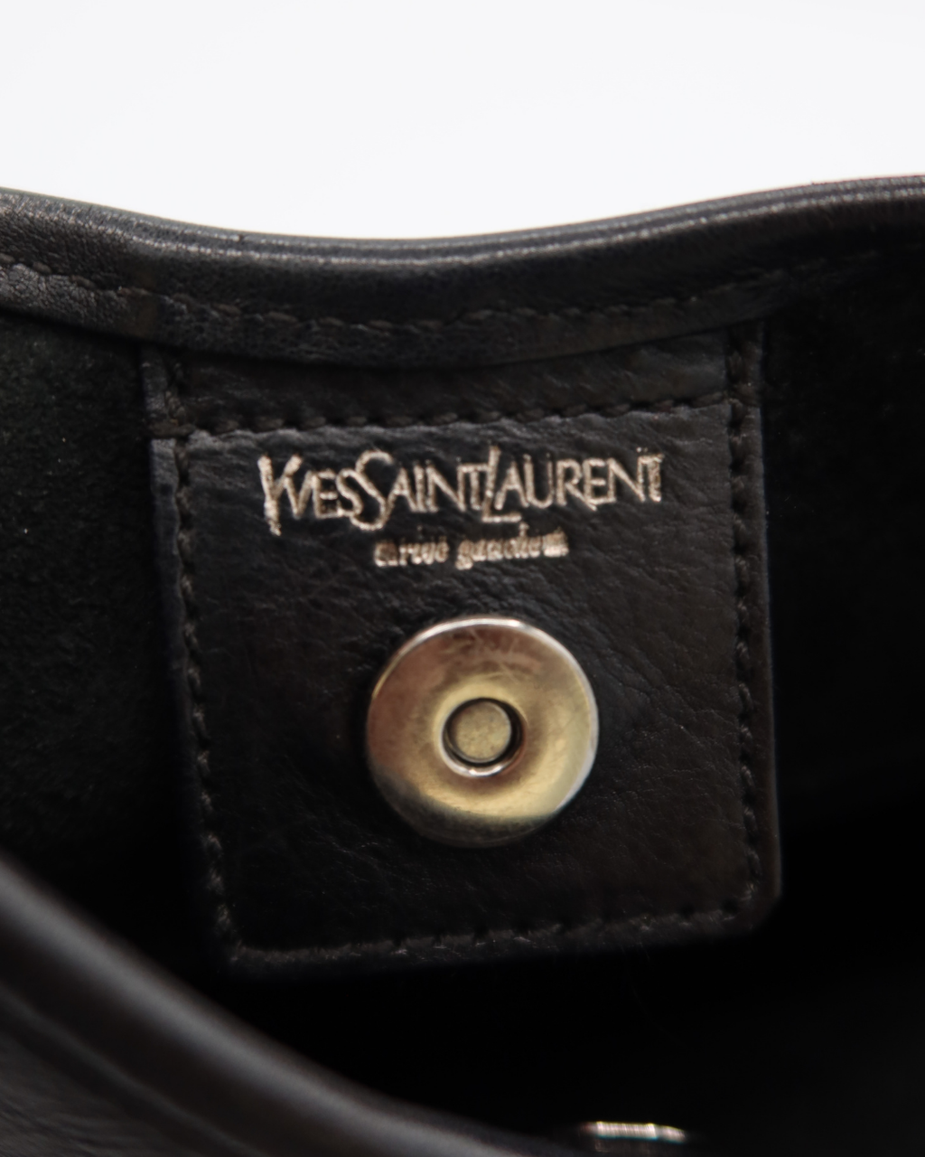 YSL Vintage Black Mombasa Bag