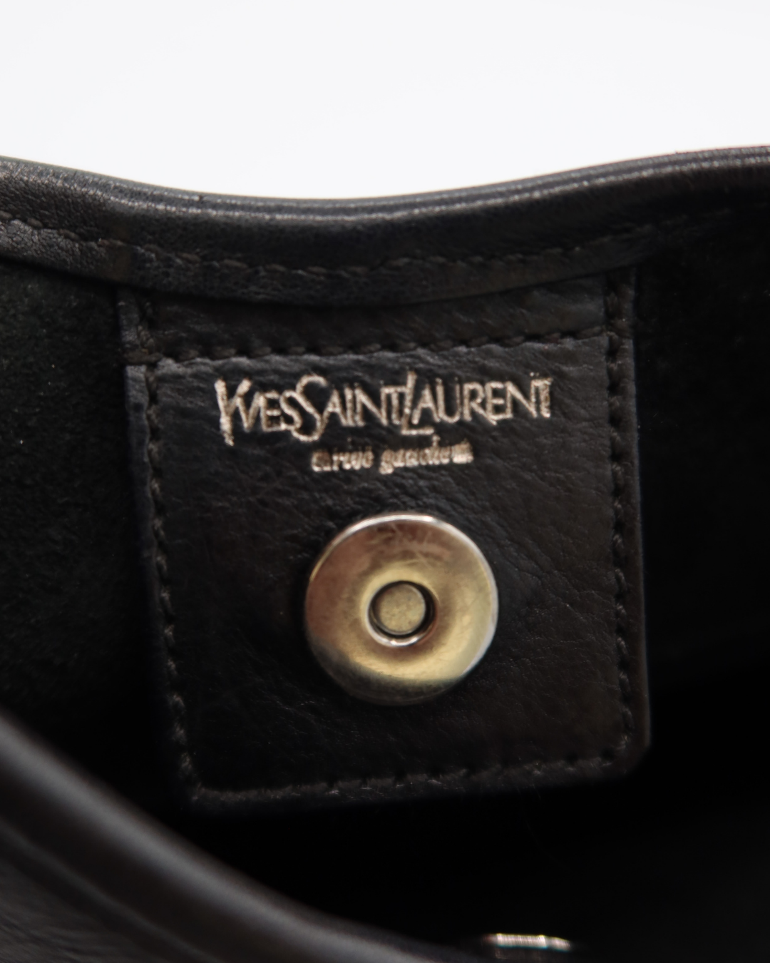 YSL Vintage Black Mombasa Bag