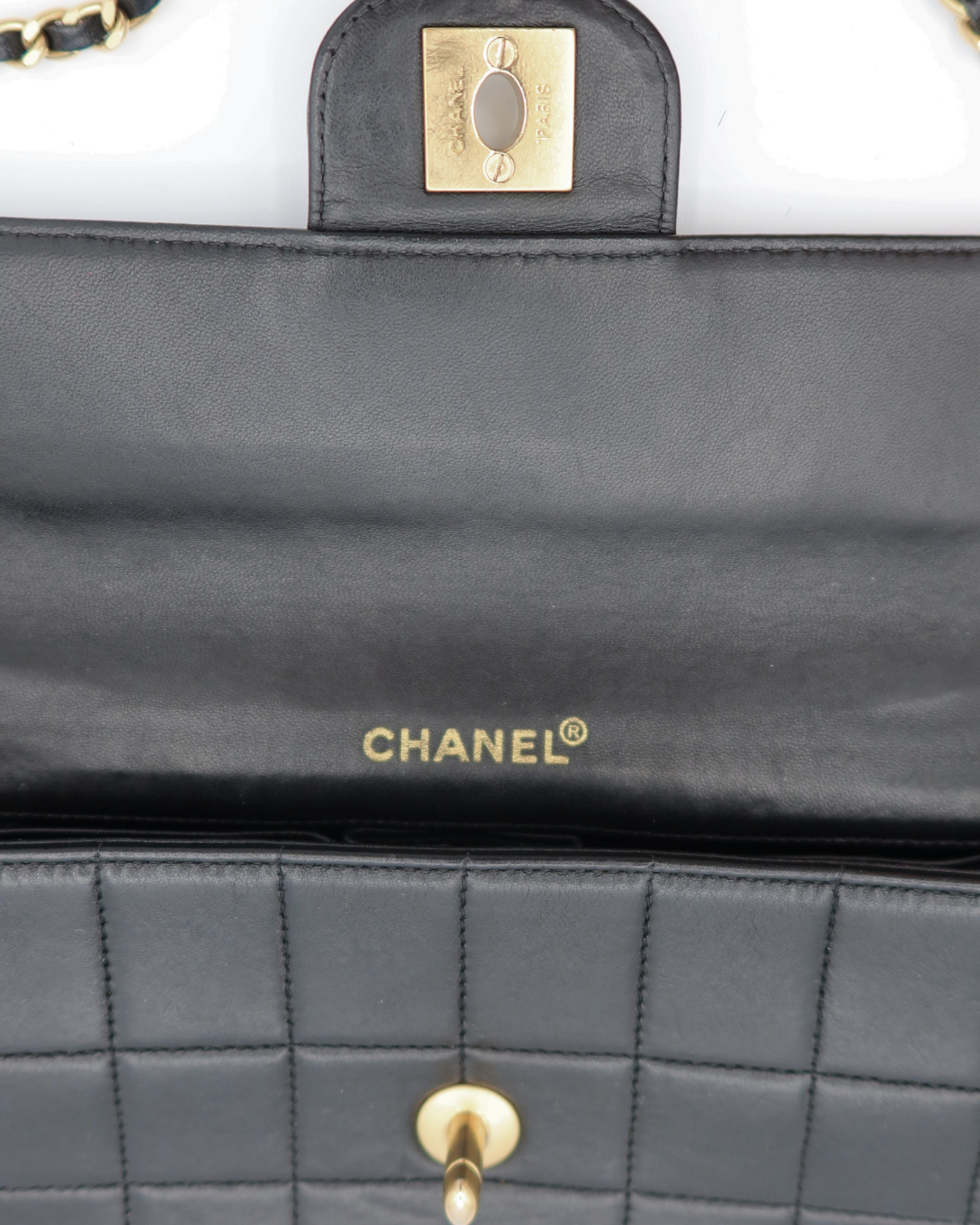 Chanel Black Chocolate Bar Bag 2000-2002