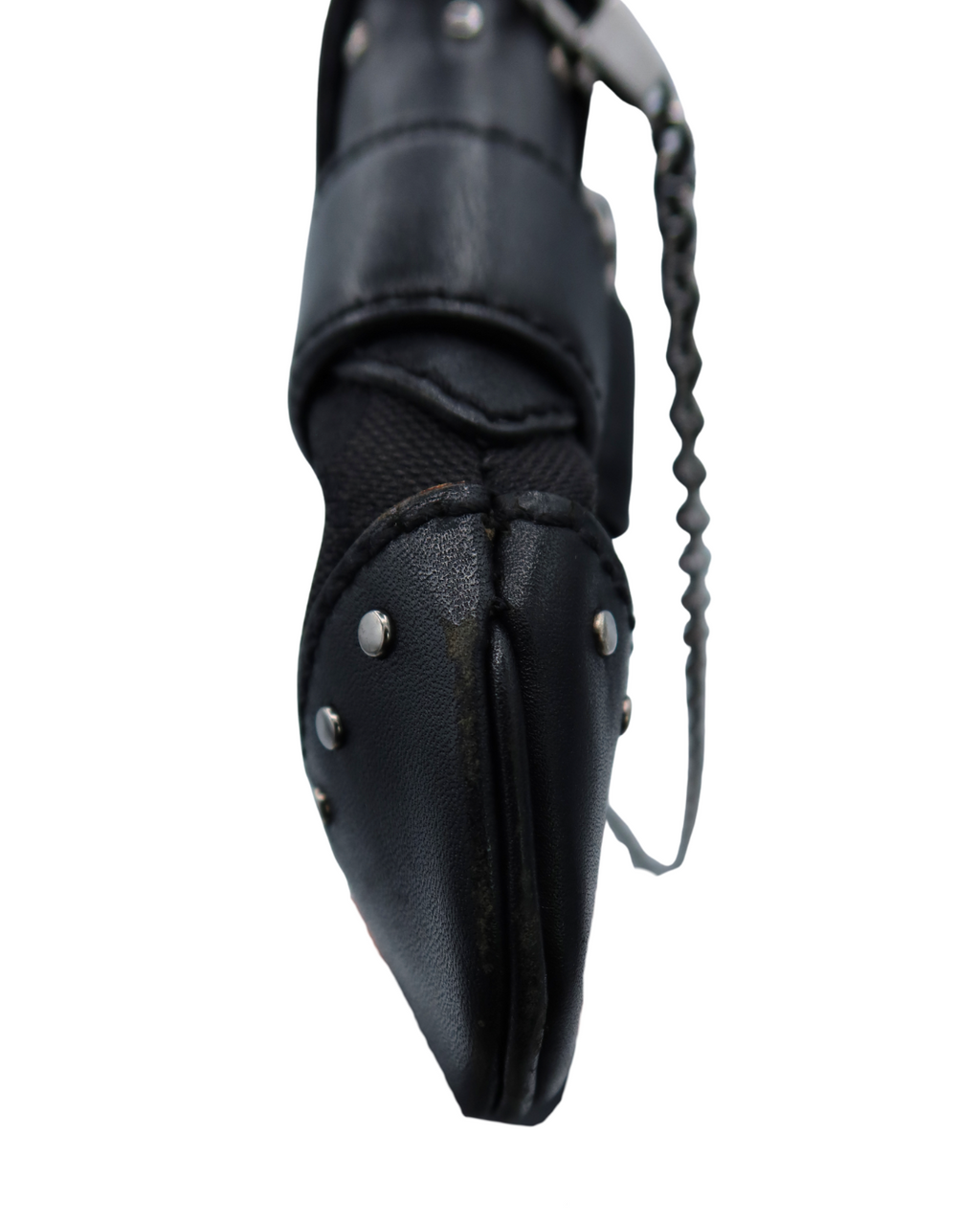 Gucci Vintage Black Monogram Canvas Studded Horsebit Bag