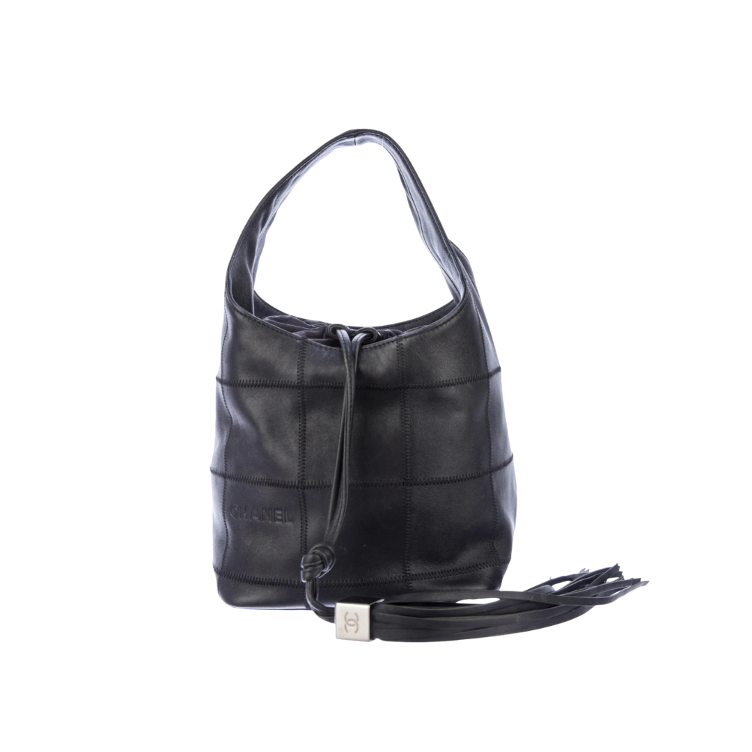 Chanel Square Stitch Bucket Bag
