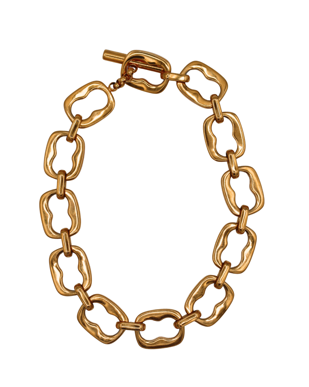 Gucci Gold Link Necklace Tom Ford Era