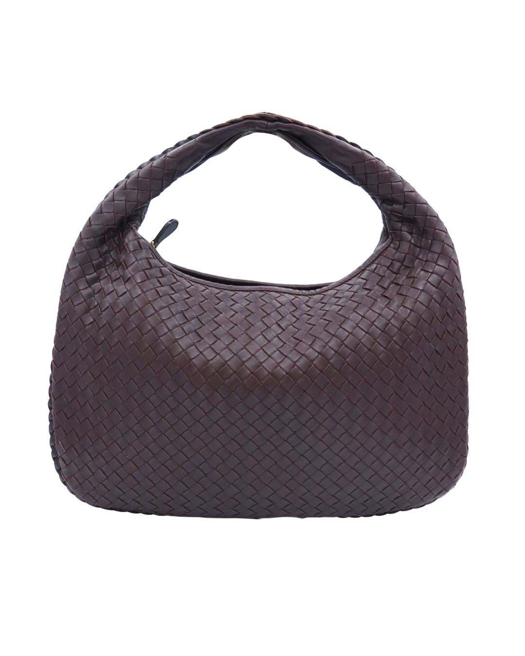 Vintage Brown Bottega Veneta Intrecciato Medium Hobo Bag