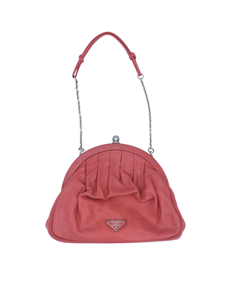 Prada Pink Mini Leather Top Handle Bag