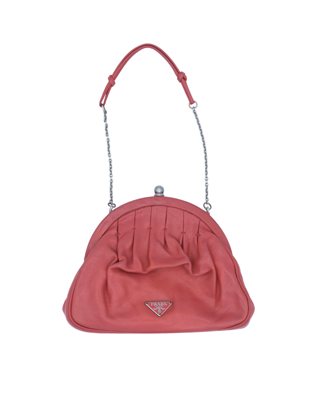 Prada Pink Mini Leather Top Handle Bag