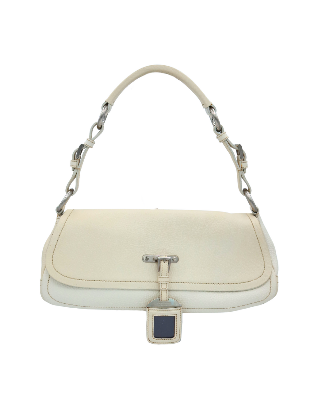 Prada Ivory White Leather Bag Limited Edition Shoulder Bag