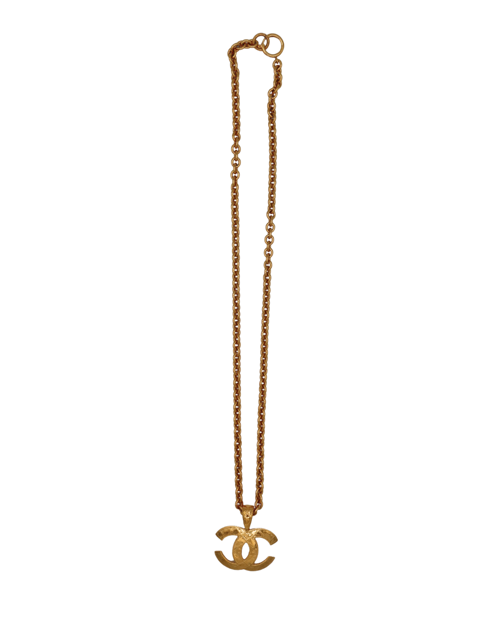 Chanel Deca Coco Matelassé Long Necklace 94P