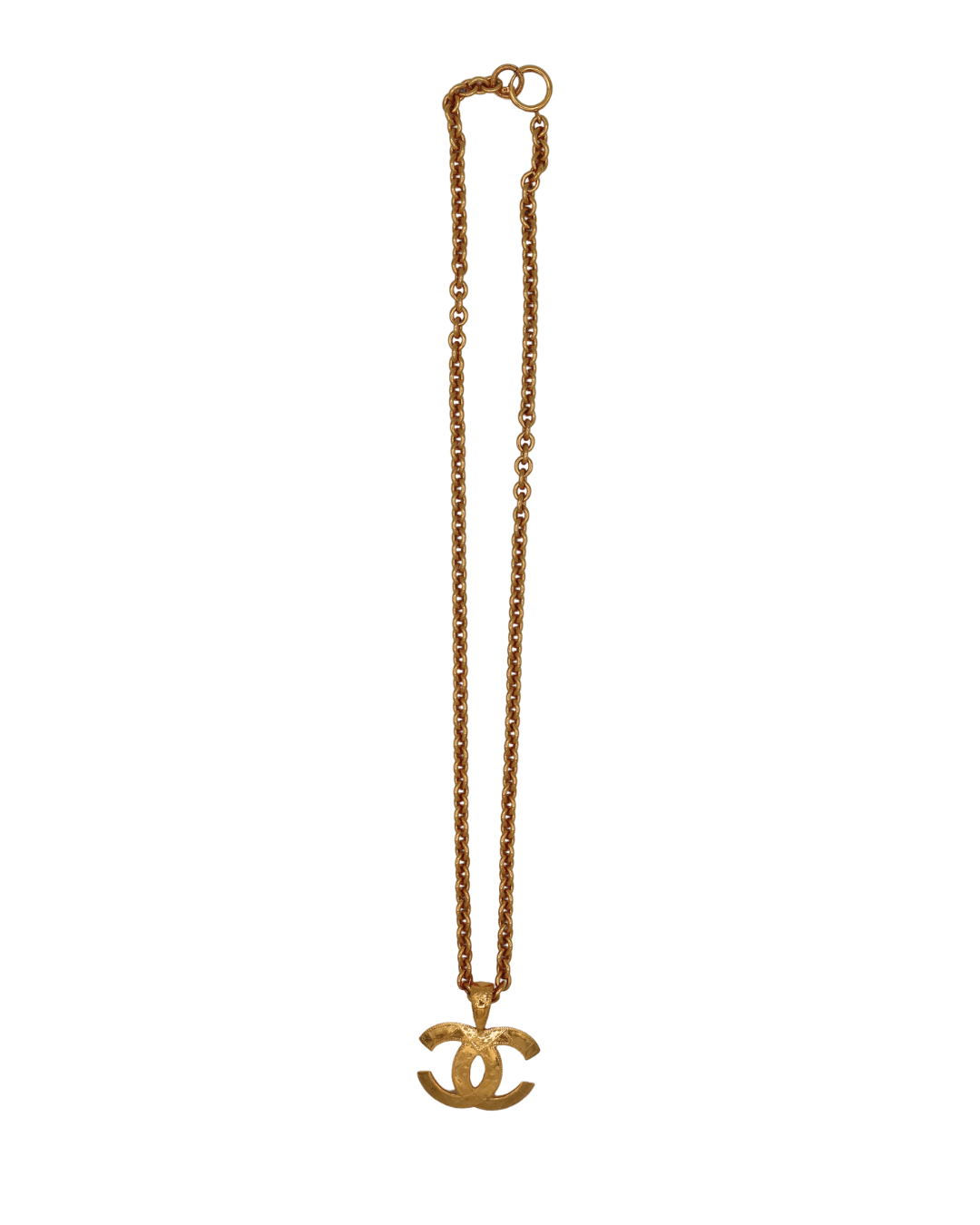 Chanel Deca Coco Matelassé Long Necklace 94P