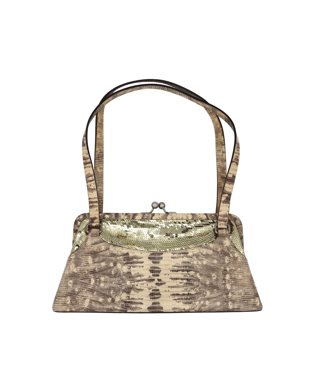 Miu Miu Vintage Python Sequin Bag