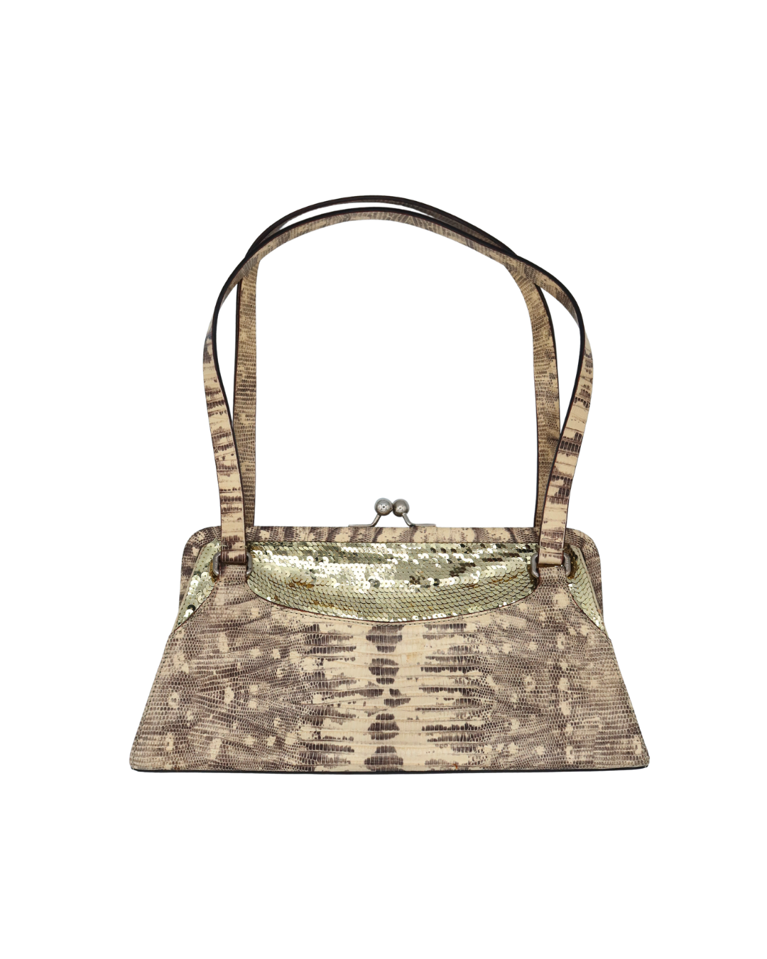 Miu Miu Vintage Python Sequin Bag