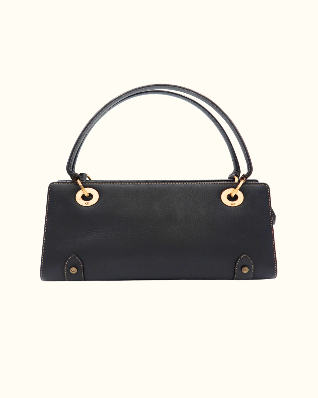 Lady Dior East West Shopping Leather Bag