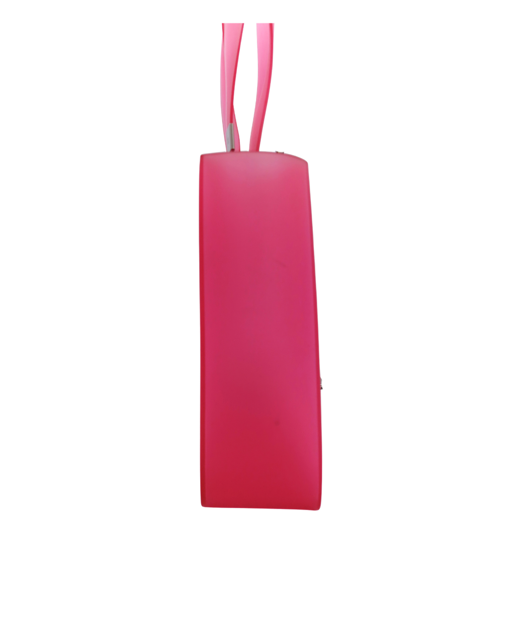 Chanel Pink Jelly Rubber CC Logo Tote Bag