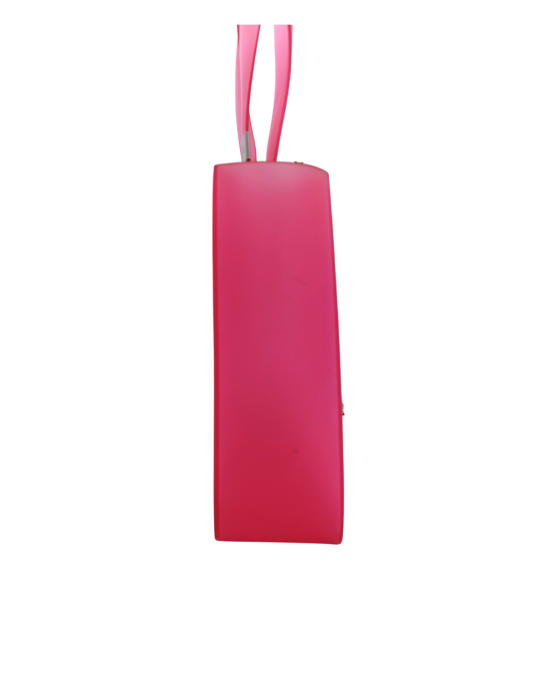 Chanel Pink Jelly Rubber CC Logo Tote Bag