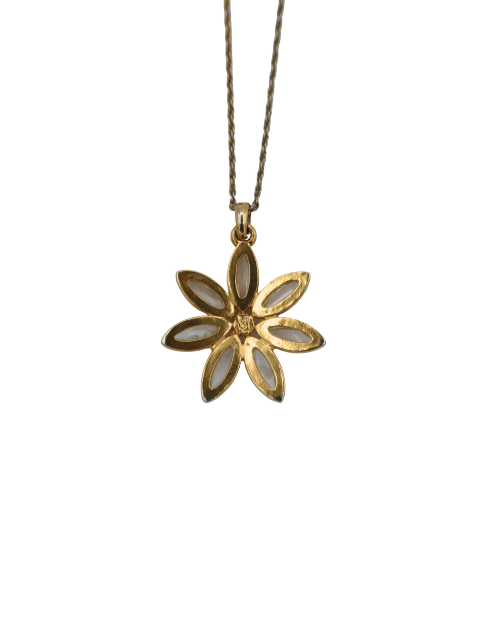 YSL Flower Pendant Necklace