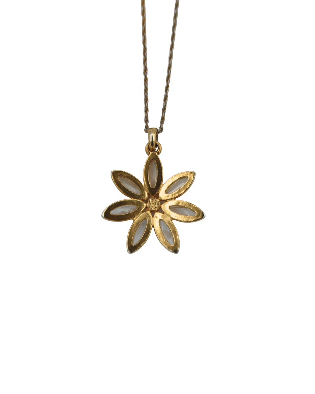 YSL Flower Pendant Necklace