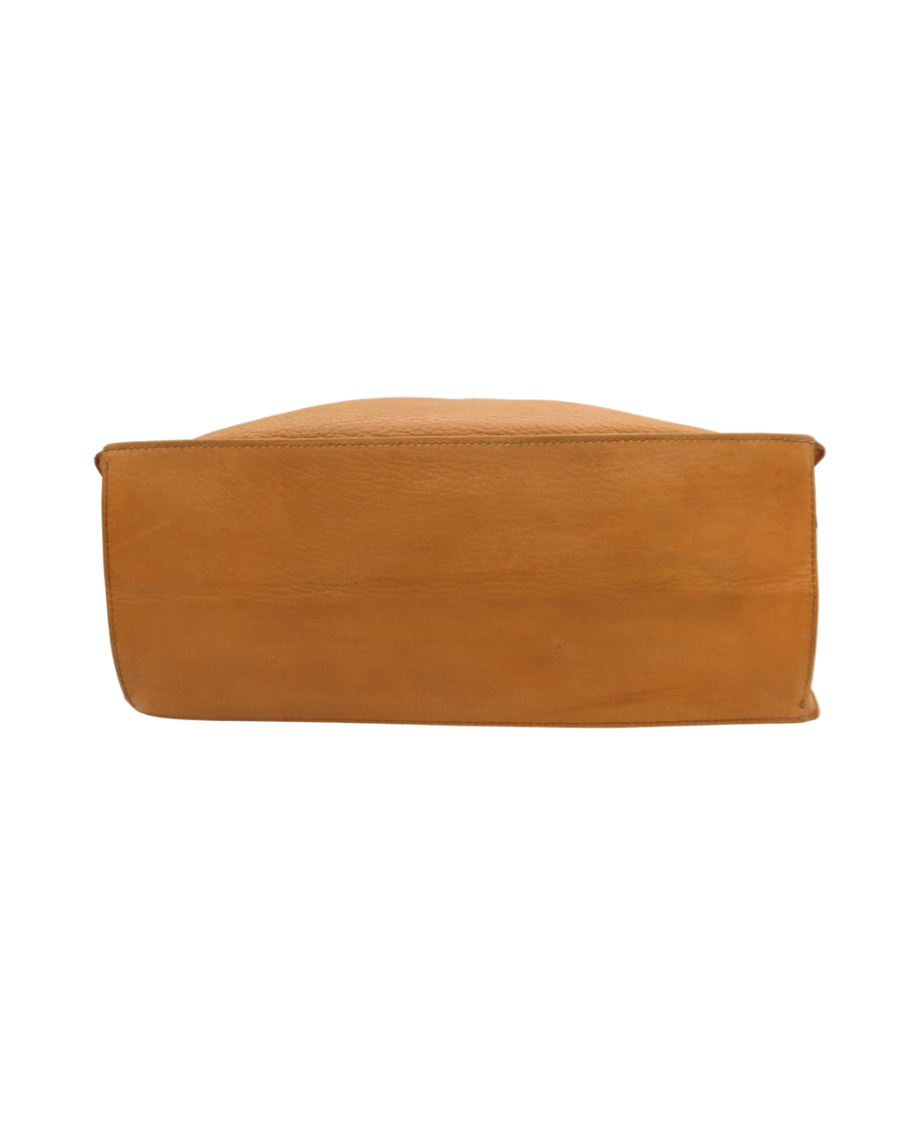 Chanel Vintage Yellow Leather Bag with Wood Handle 2003-2004