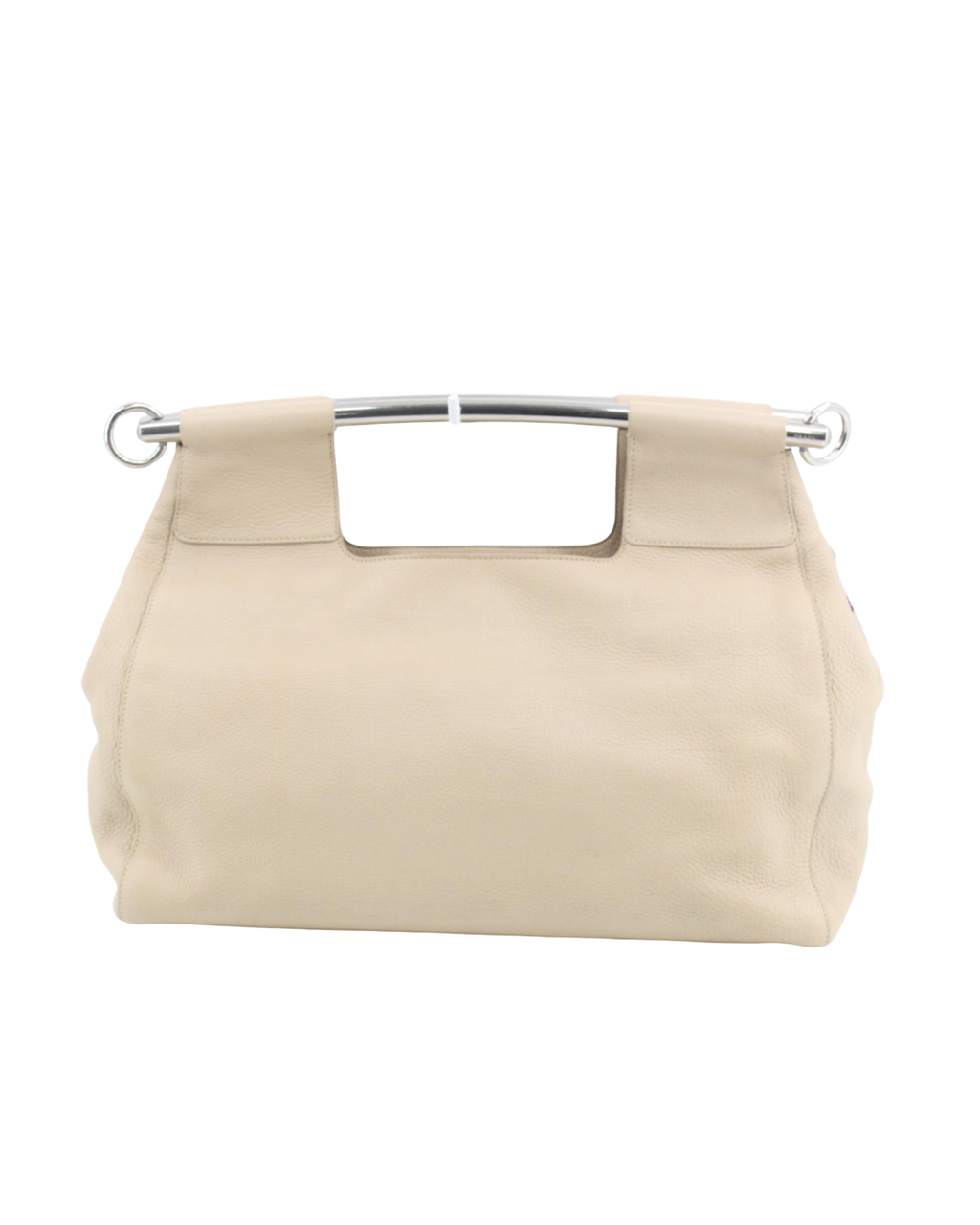 Prada Vintage Vitello Daino Bar Bag in Cream SS 2003