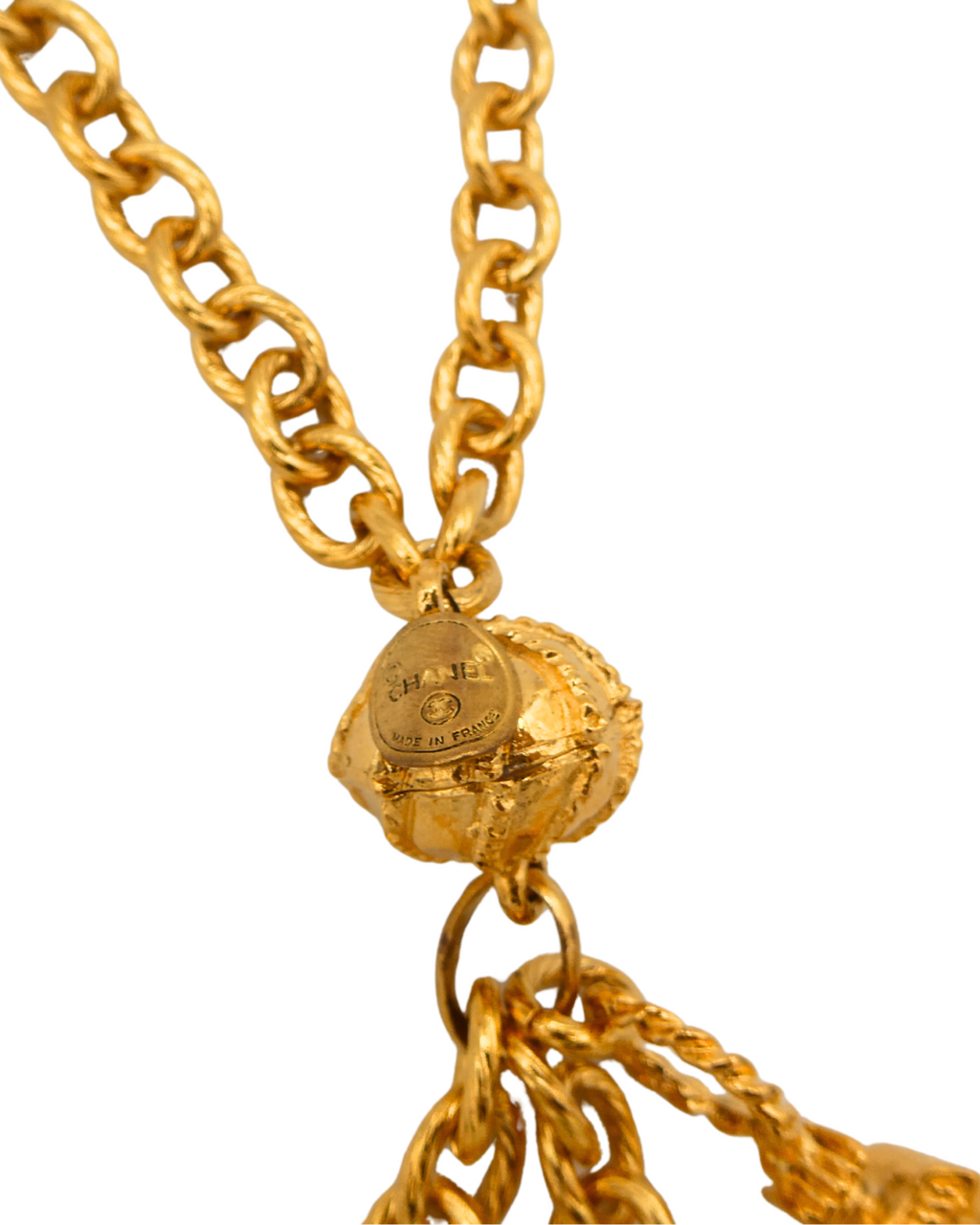 Chanel Vintage CC Charm Pendant Necklace
