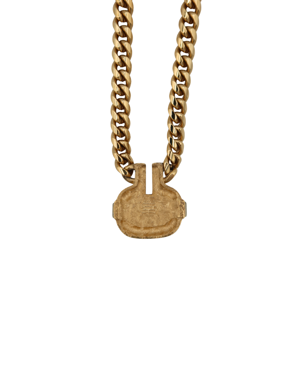 Givenchy Gold-Tone Purple Stone & Crystal Pendant Necklace