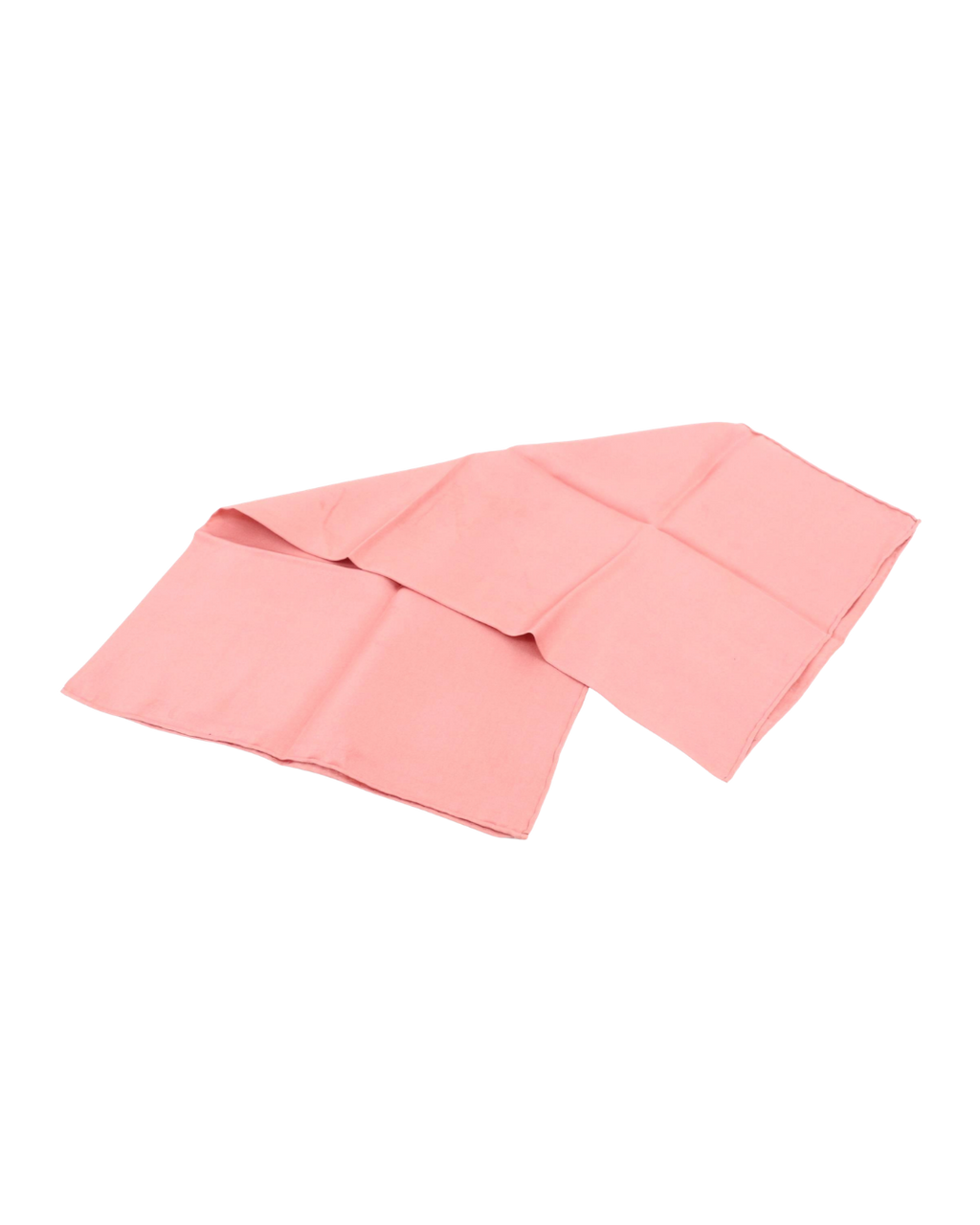 YSL Vintage Light Pink Scarf with Logo