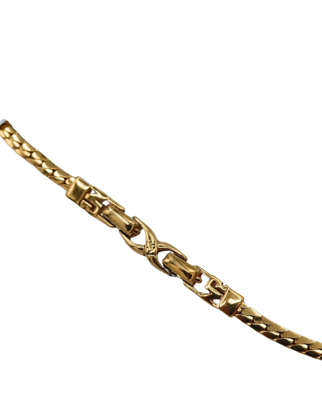 Nina Ricci Vintage Pearl & Crystal Halo Gold-Tone Necklace