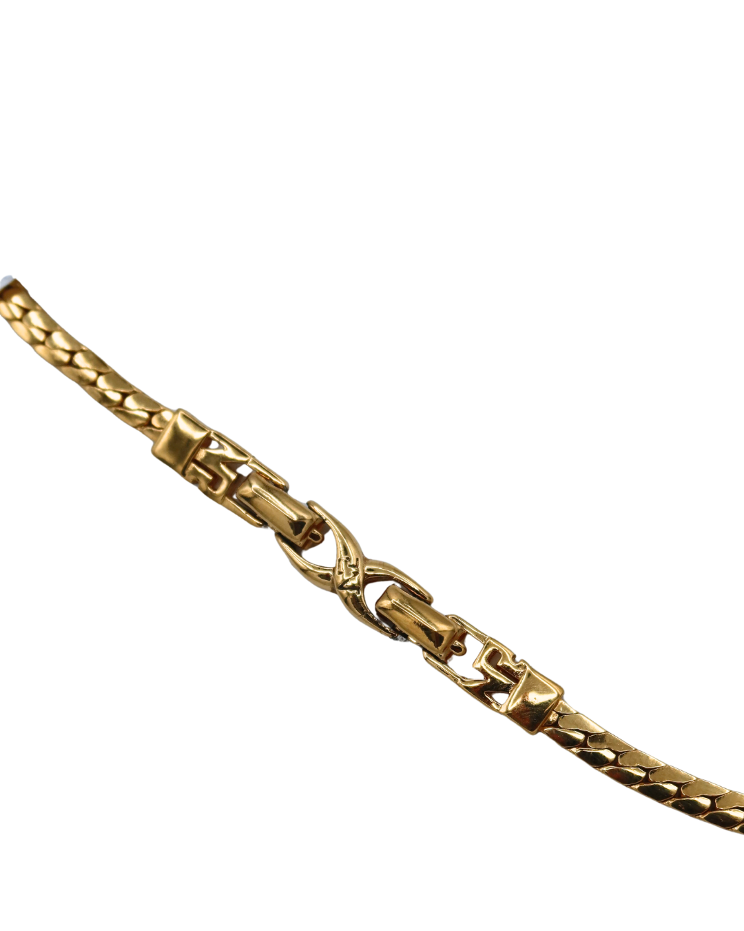 Nina Ricci Vintage Pearl & Crystal Halo Gold-Tone Necklace