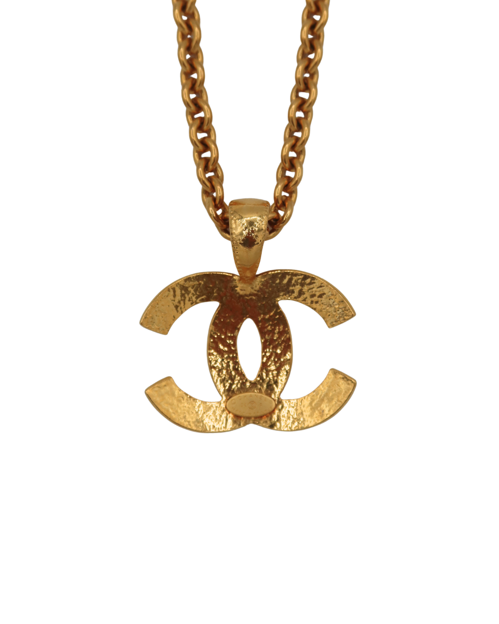 Chanel Deca Coco Matelassé Long Necklace 94P