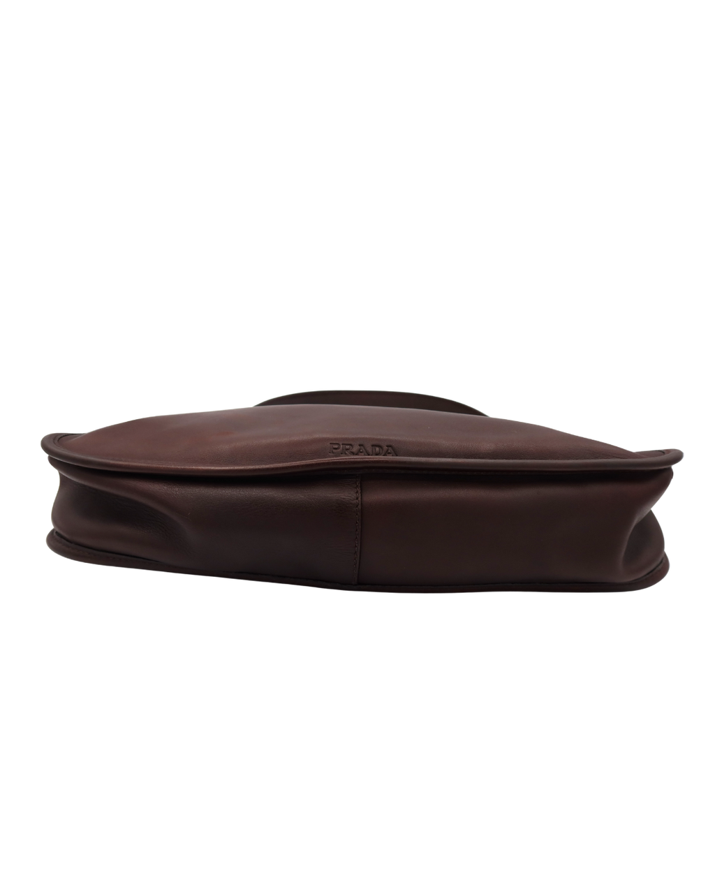 Prada Brown Leather Shoulder Bag