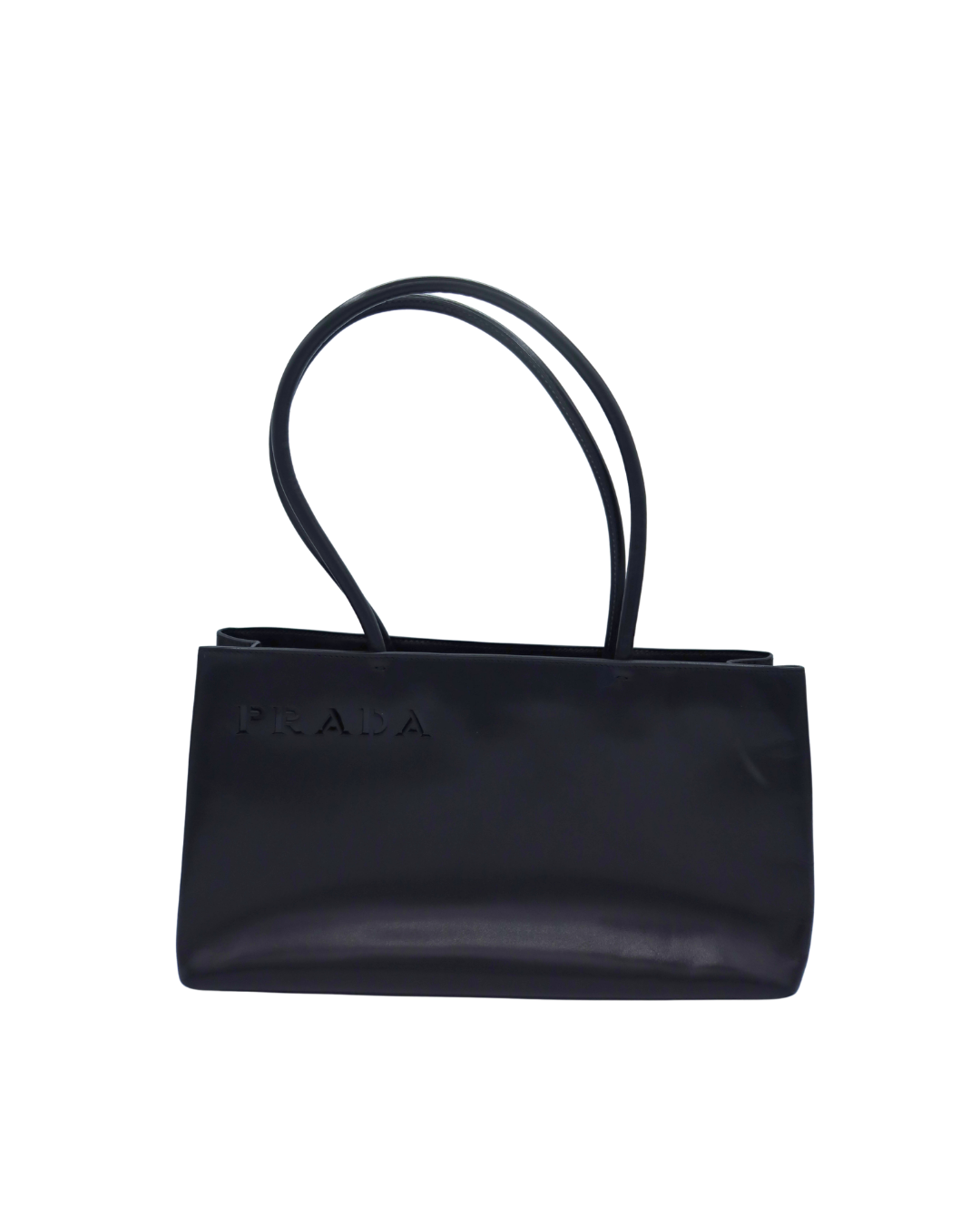 Prada Spazzolato Leather Shoulder Bag