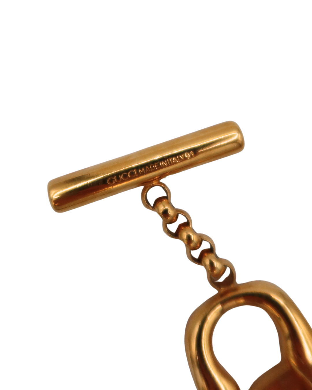 Gucci Gold Link Necklace Tom Ford Era