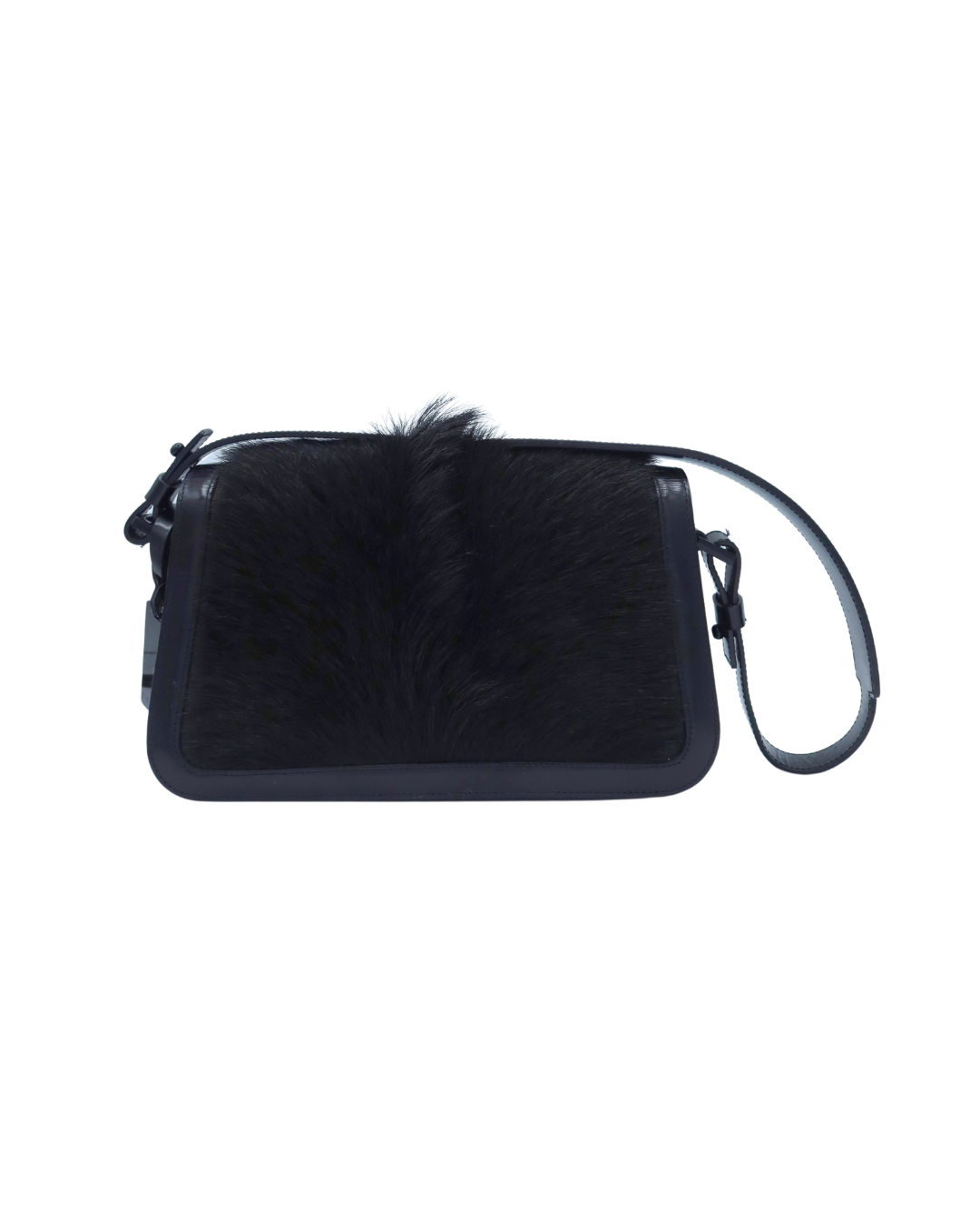 Celine Vintage Black Pony Hair & Leather Shoulder Bag, Michael Kors Era 2000