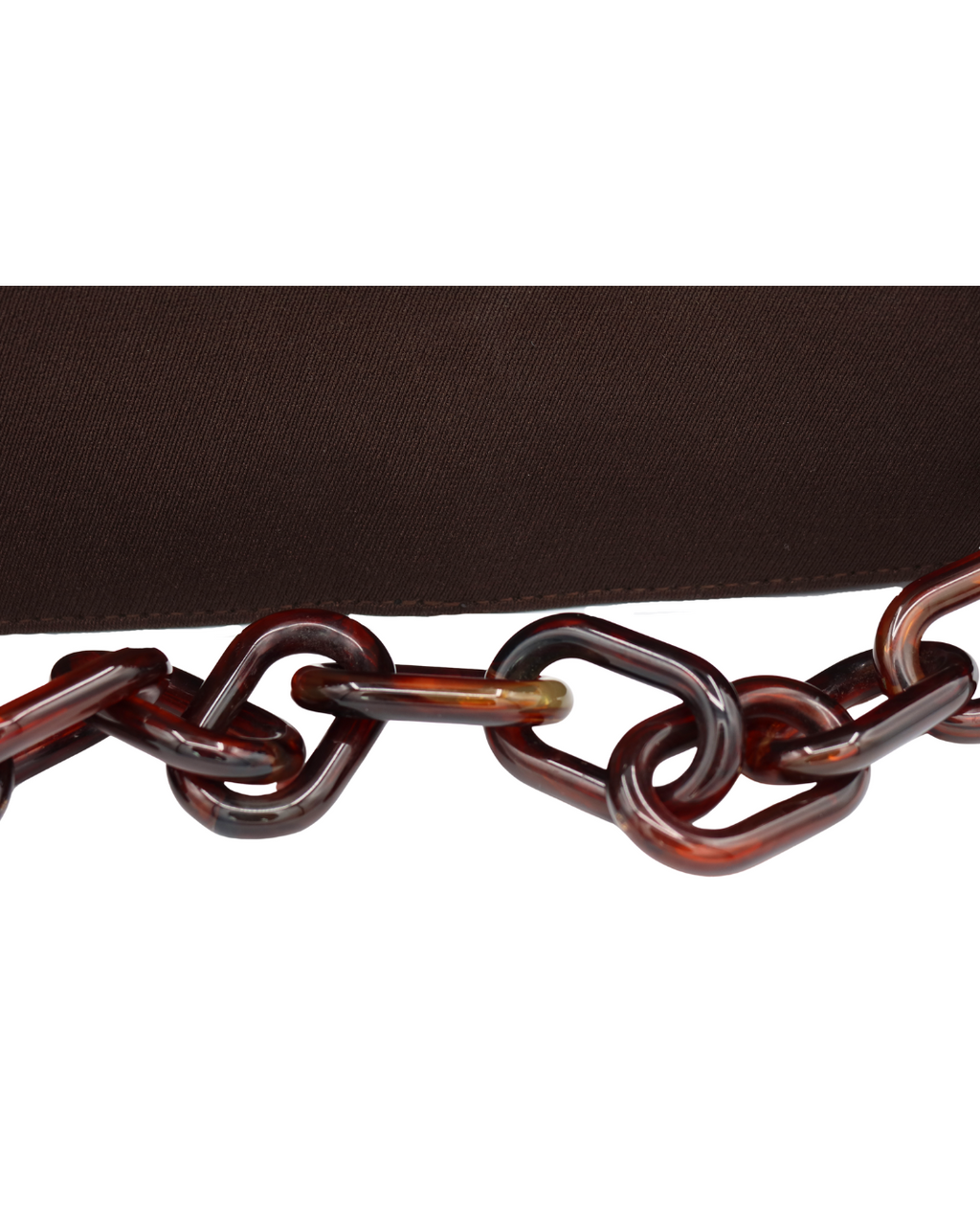 Prada Tessuto Cleo Swing Shoulder Bag in Brown