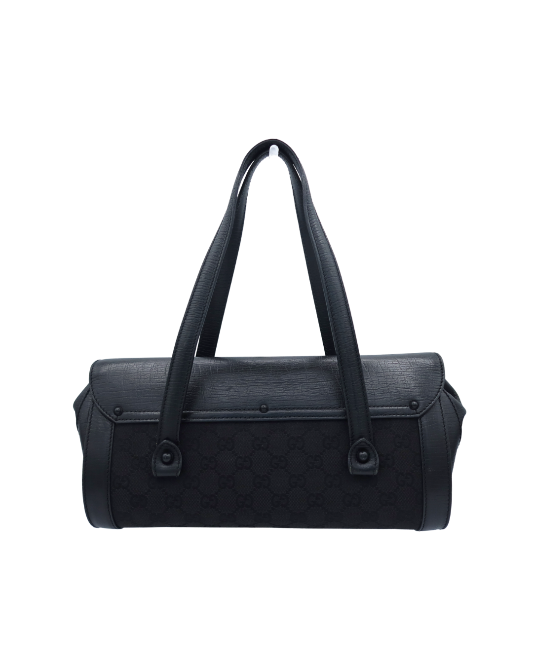 Gucci Black Medium Canvas Bullet Shoulder Bag