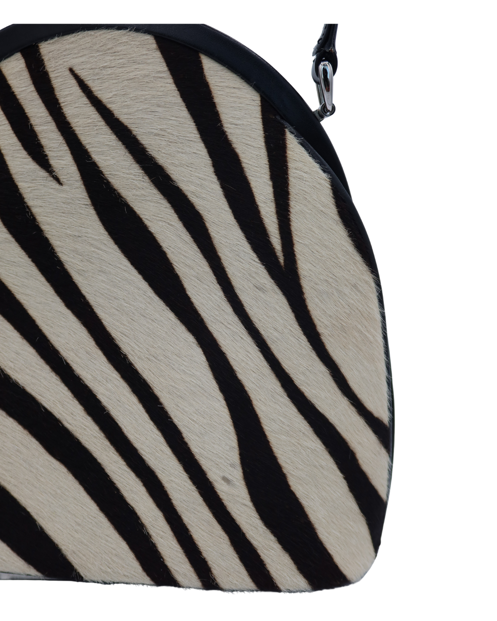 Gucci Vintage Zebra Print Pony Hair Shoulder Bag