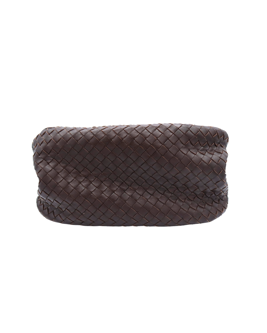 Bottega Veneta Brown Intrecciato Leather Top Handle Bag
