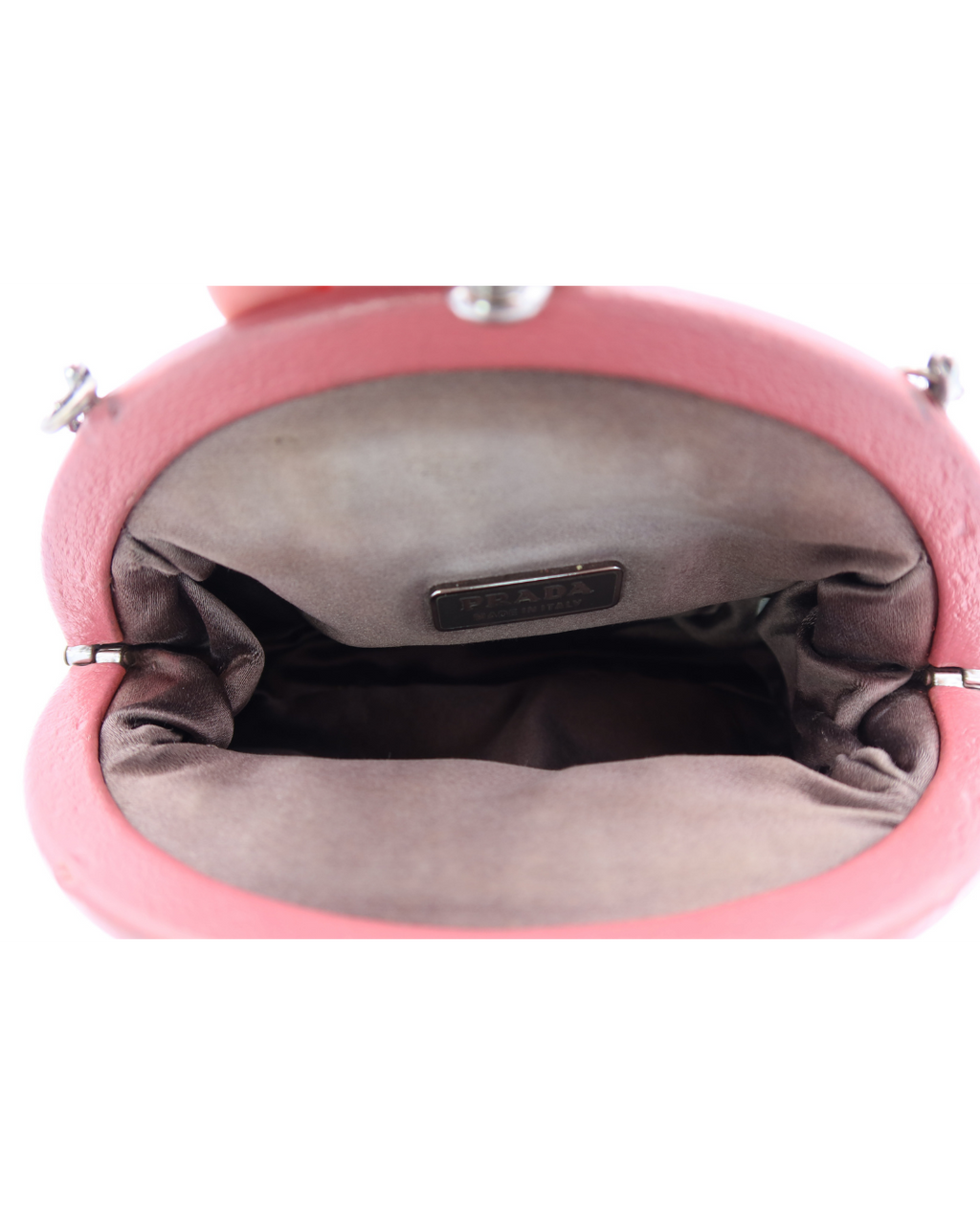 Prada Pink Mini Leather Top Handle Bag