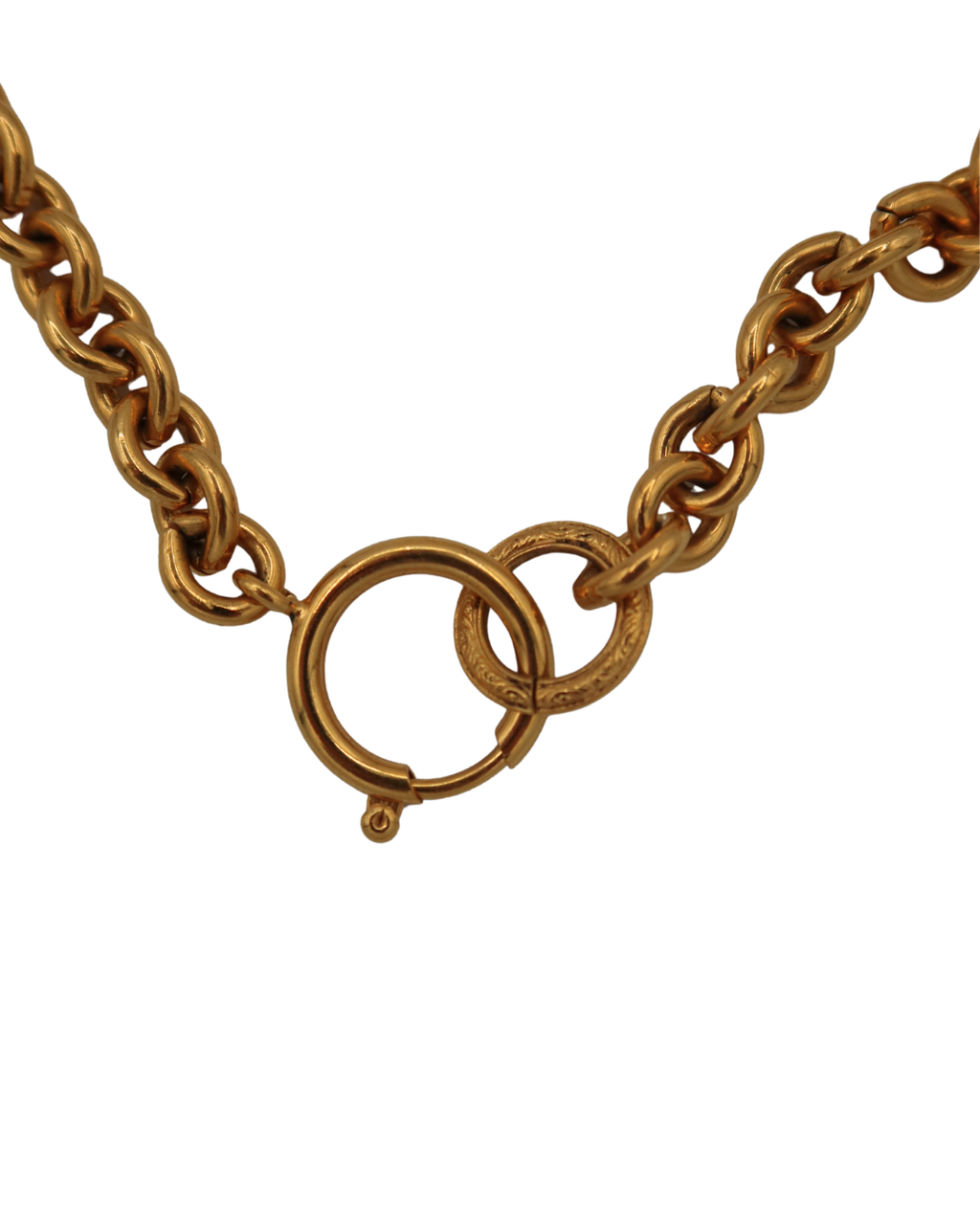 Chanel Deca Coco Matelassé Long Necklace 94P