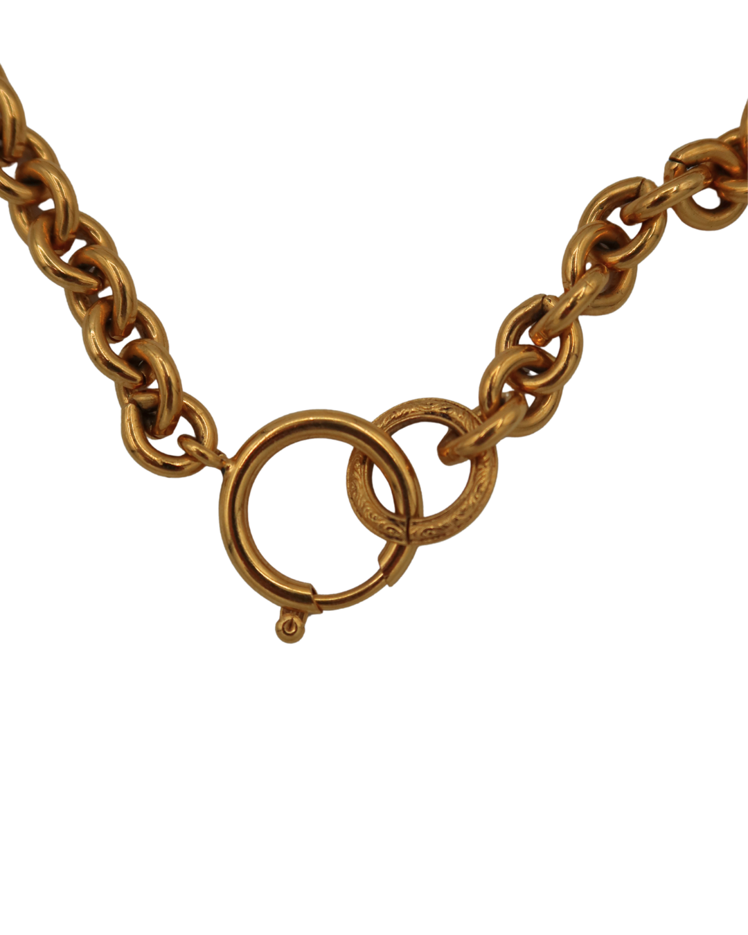 Chanel Deca Coco Matelassé Long Necklace 94P