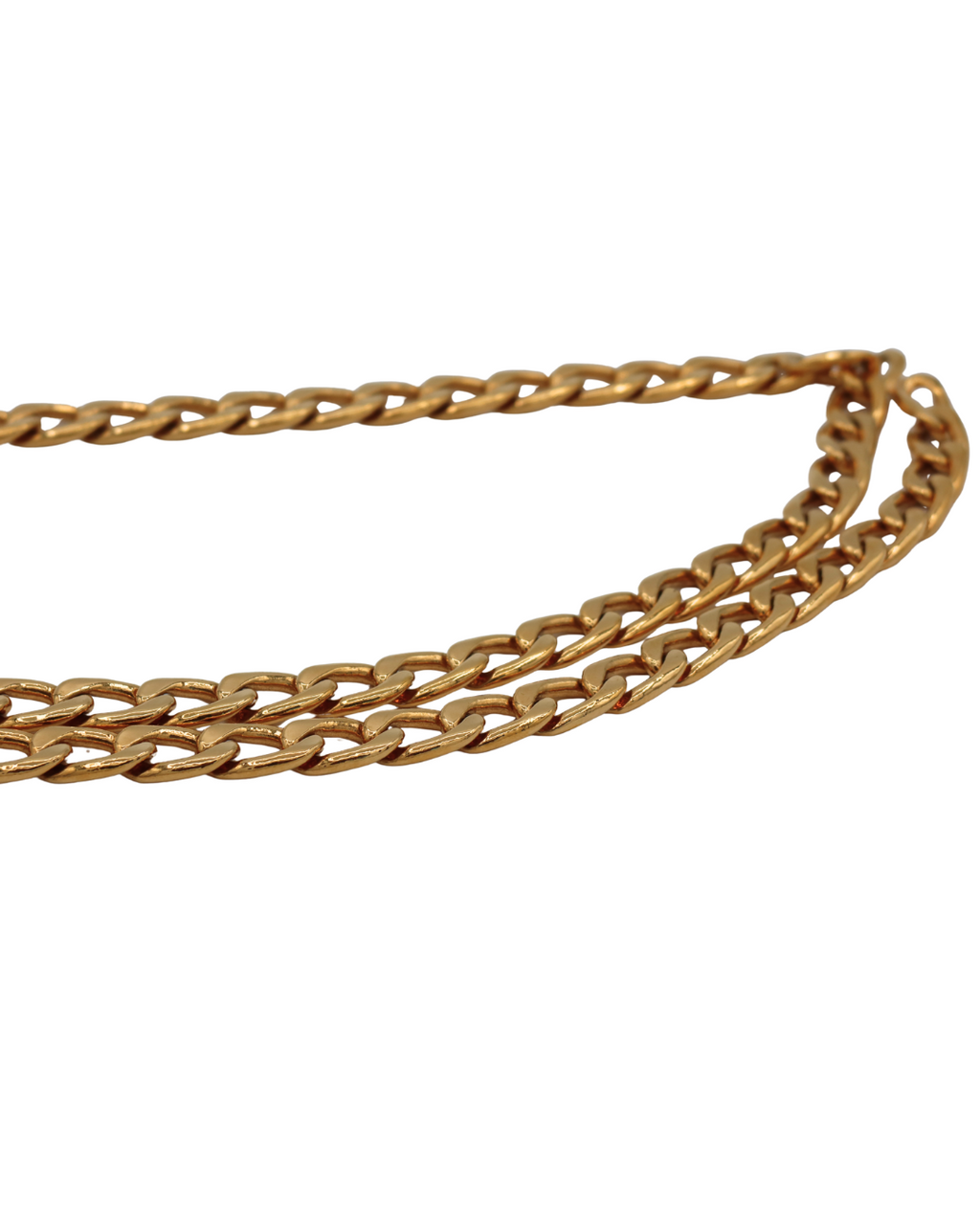 Chanel Vintage Medallion Gold Metal Chain Belt