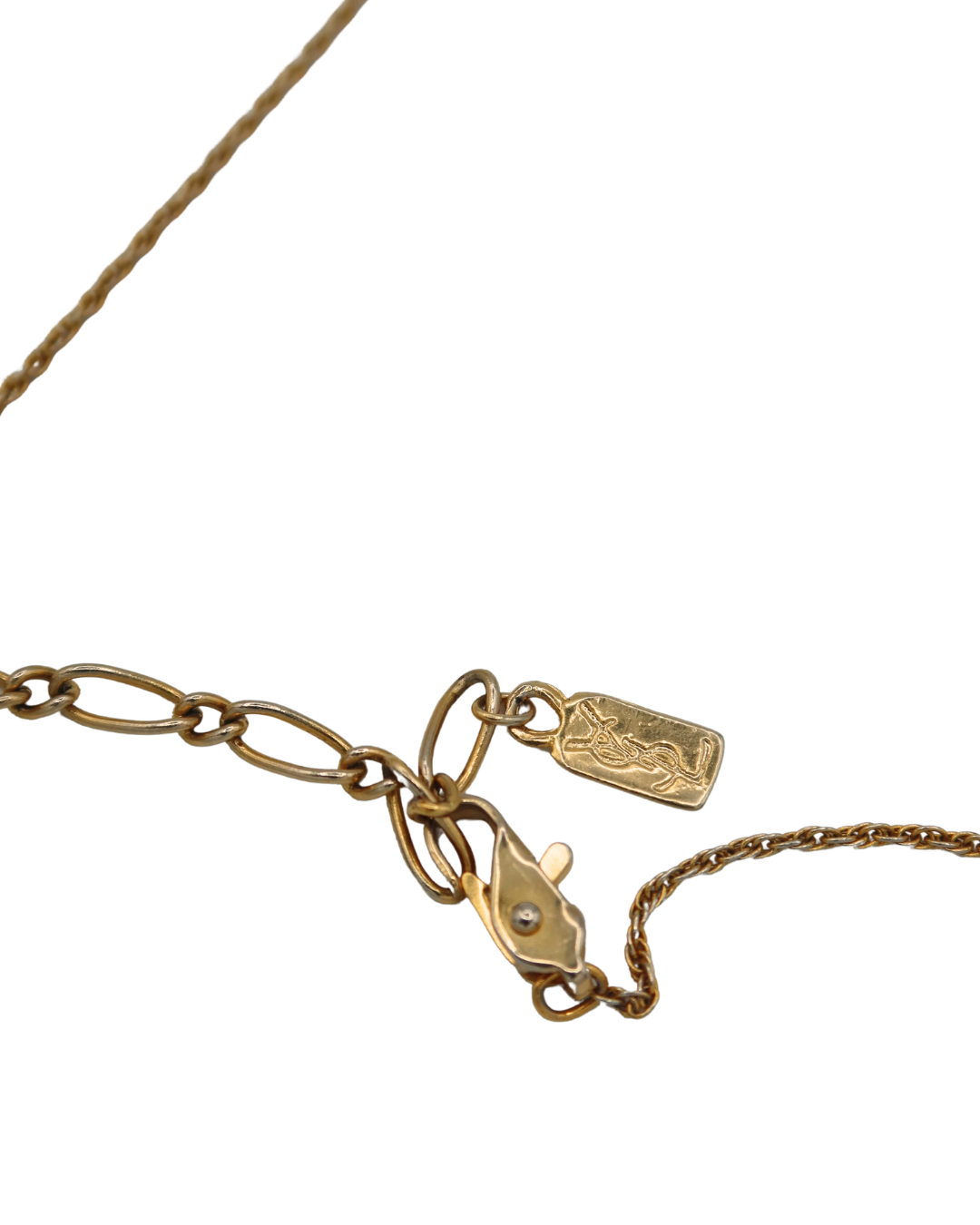 YSL Flower Pendant Necklace