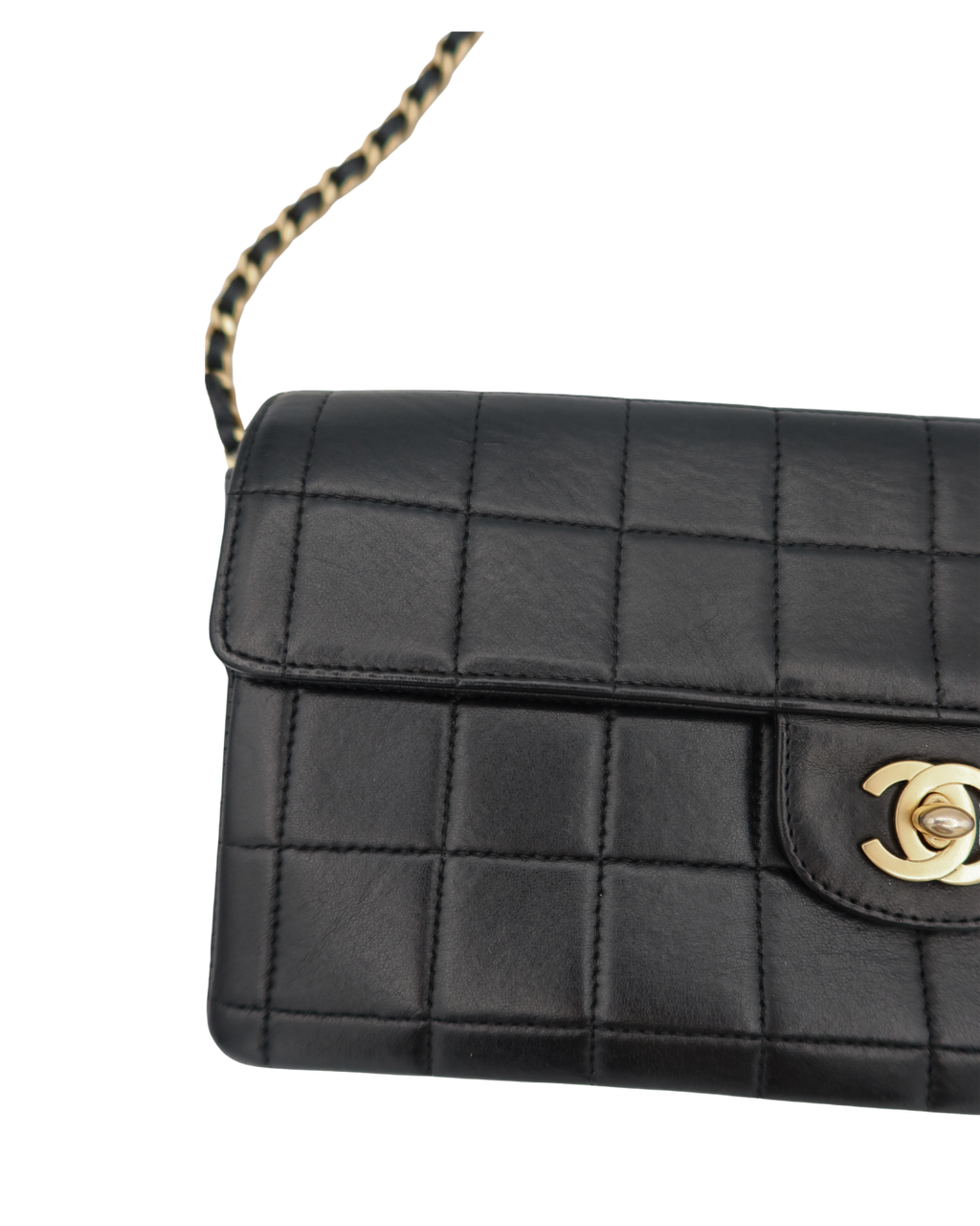 Chanel Black Chocolate Bar Bag 2000-2002