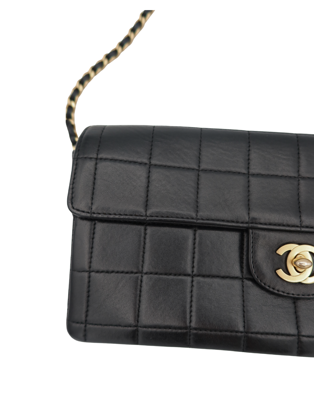 Chanel Black Chocolate Bar Bag 2000-2002