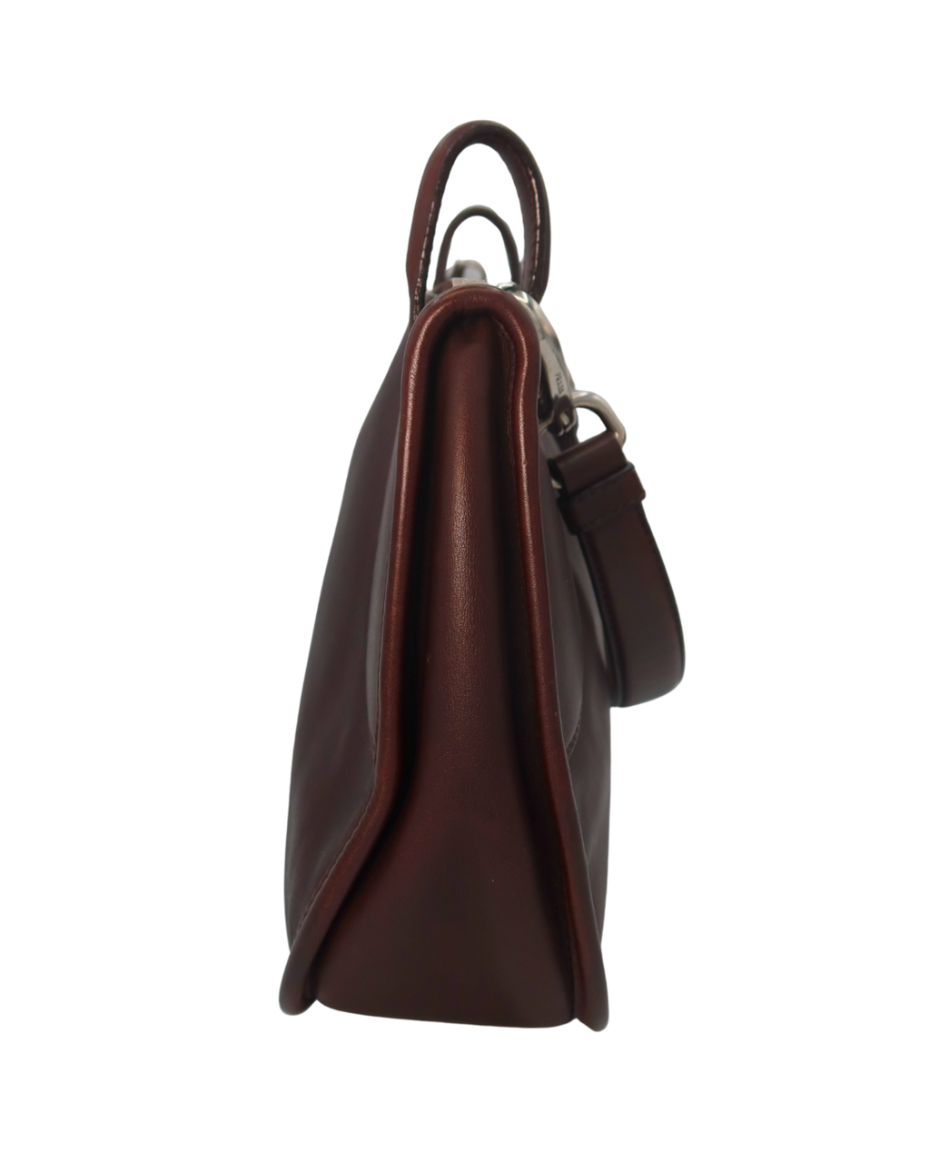Prada Brown Leather Shoulder Bag