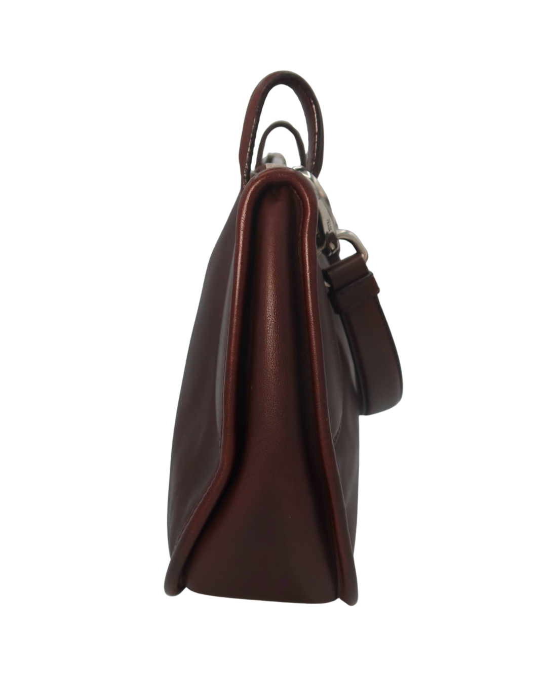 Prada Brown Leather Shoulder Bag