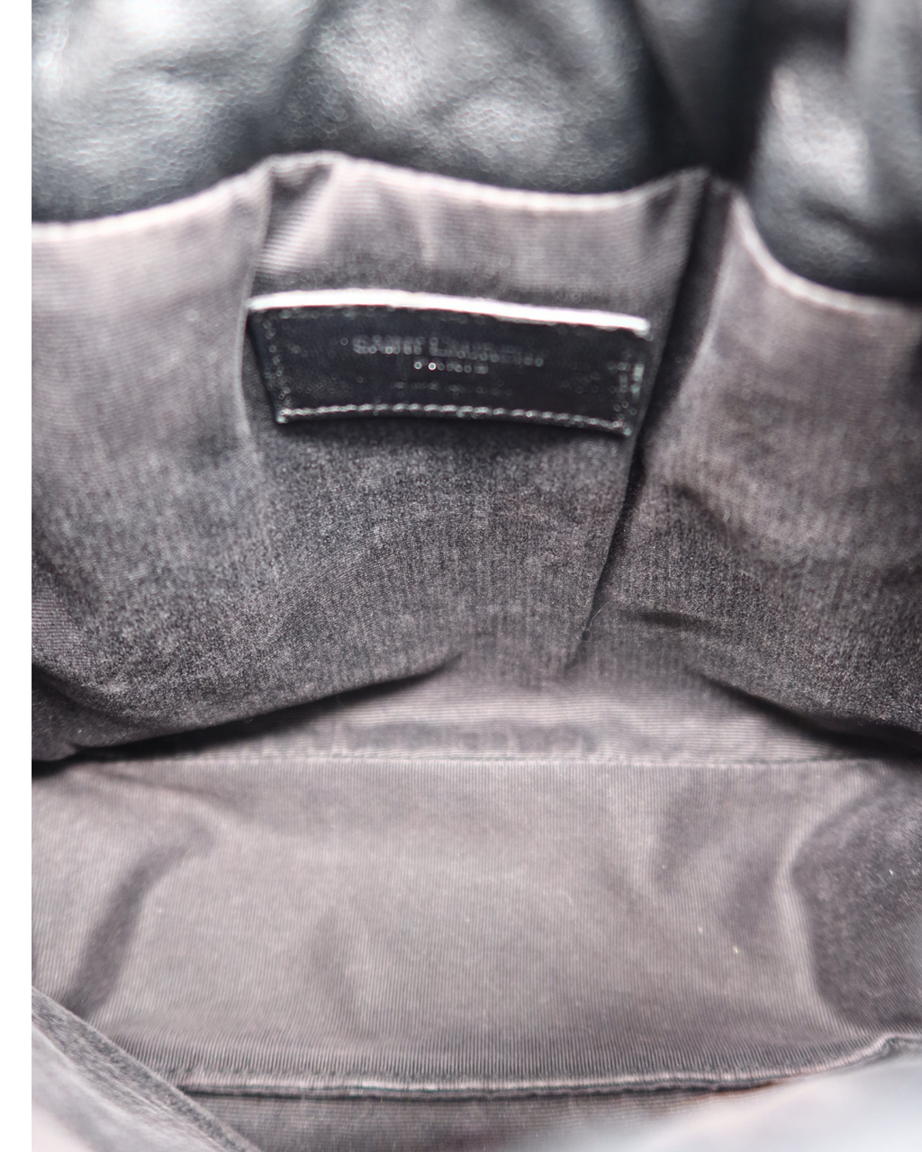 Saint Laurent YSL Small Black Studded Helena Bucket Bag