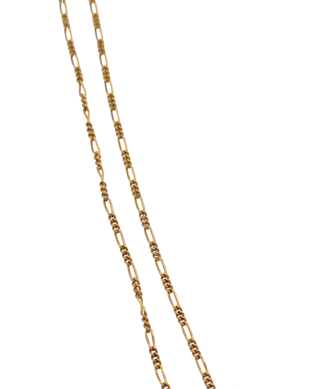 Chanel Vintage 1980s CC Logo Pendant Necklace with Thin Chain