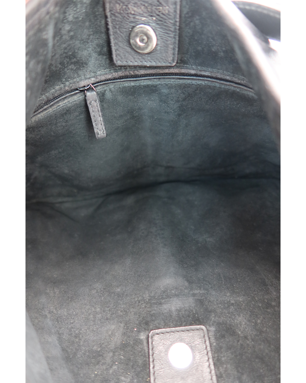 Yves Saint Laurent Vintage Black Leather Mombasa Hobo Bag