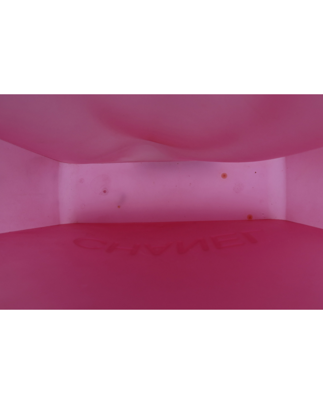 Chanel Pink Jelly Rubber CC Logo Tote Bag